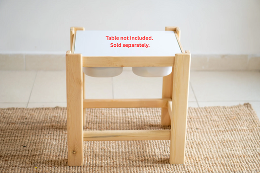 White Cover & Chalkboard (Mini-Sensory Table)