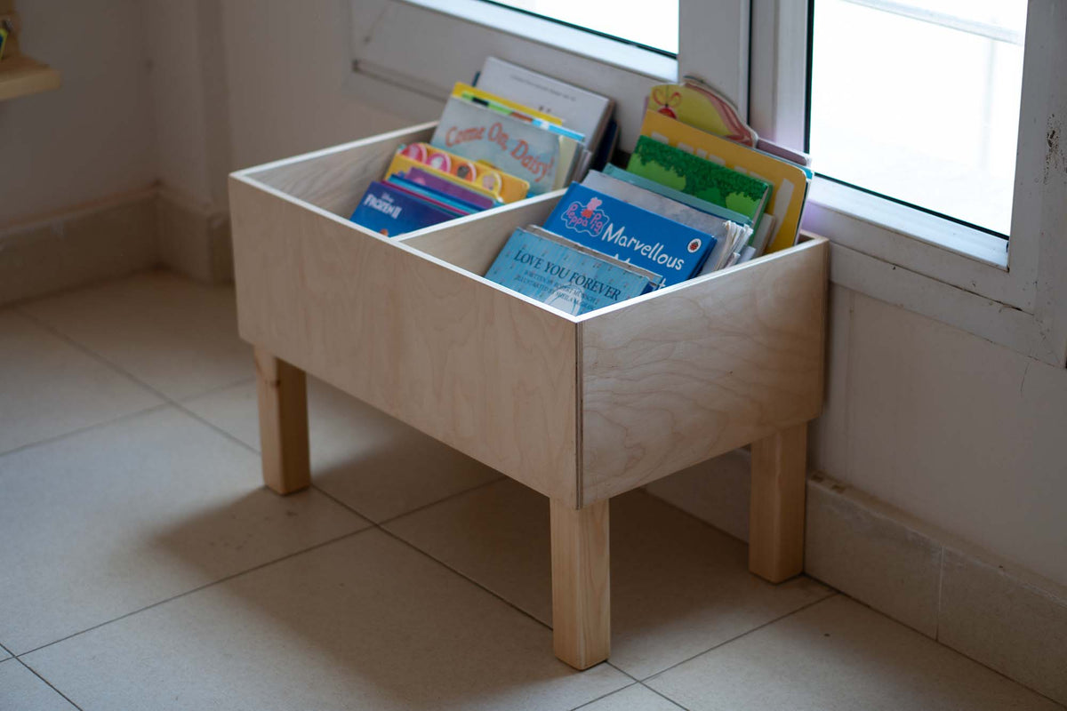 Book Bin Shelving Unit (Double)