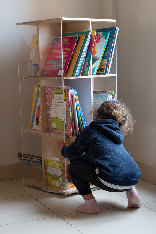 Rotating Bookshelves