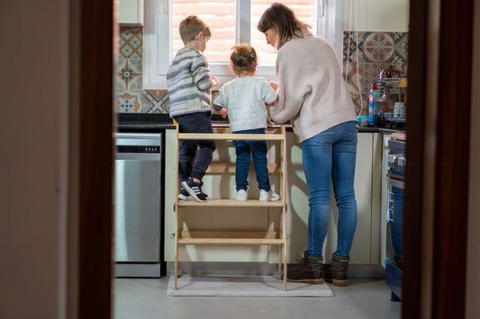 Sibling Desk Learning Tower