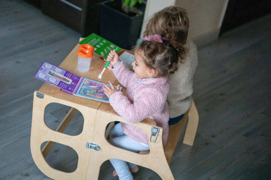 Sibling Desk Learning Tower